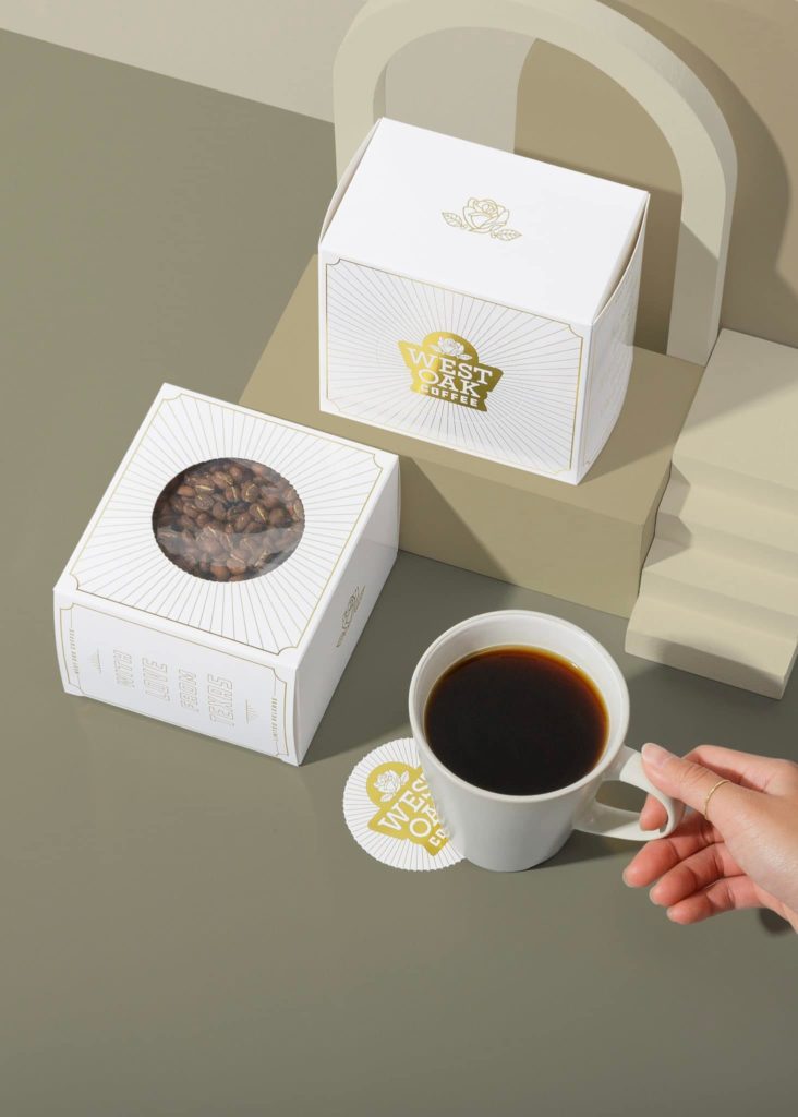 Example of coffee packaging design