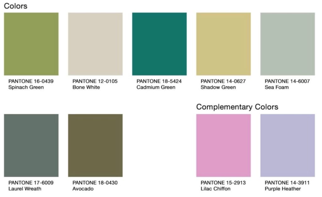 Example of engineering nature color pallette