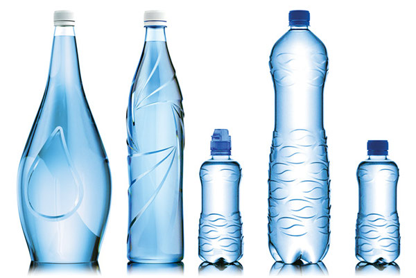 Example of greenwashing plastic bottles 