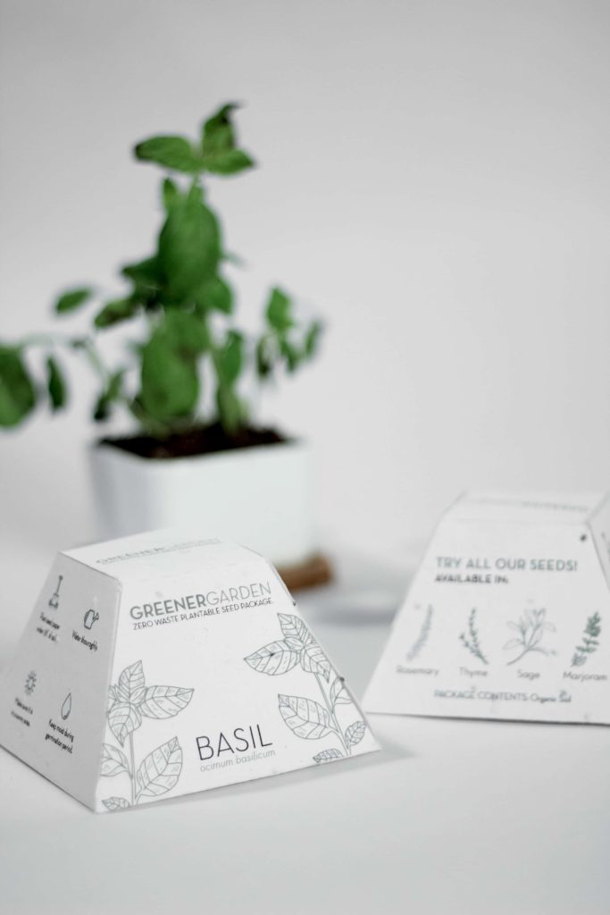 example of plantable packaging