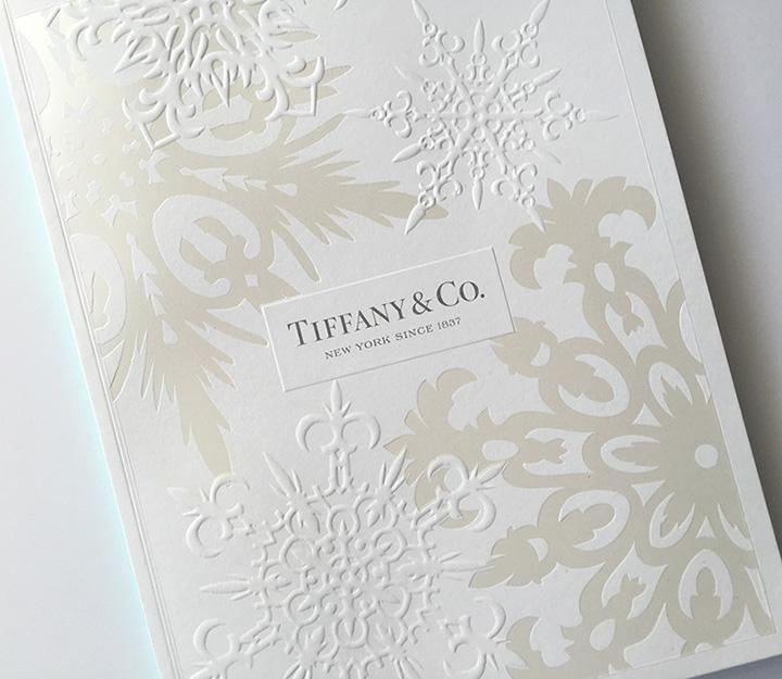 Example of embossed holiday design