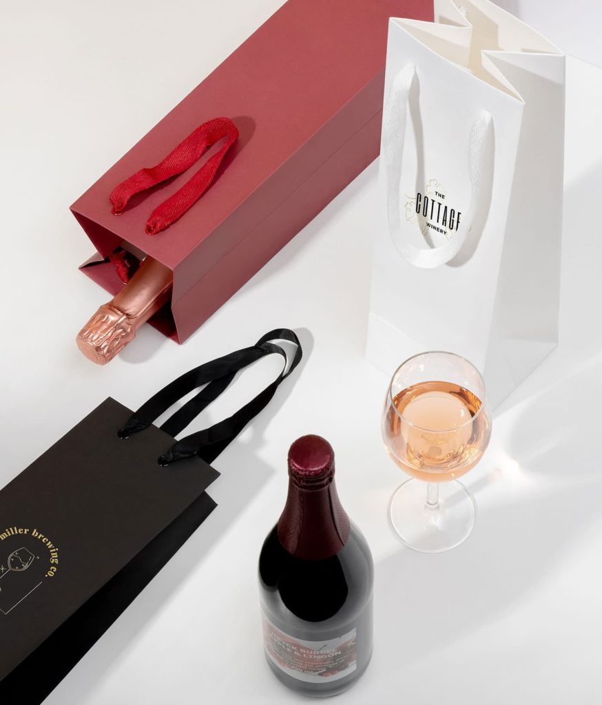 Example of custom wine packaging