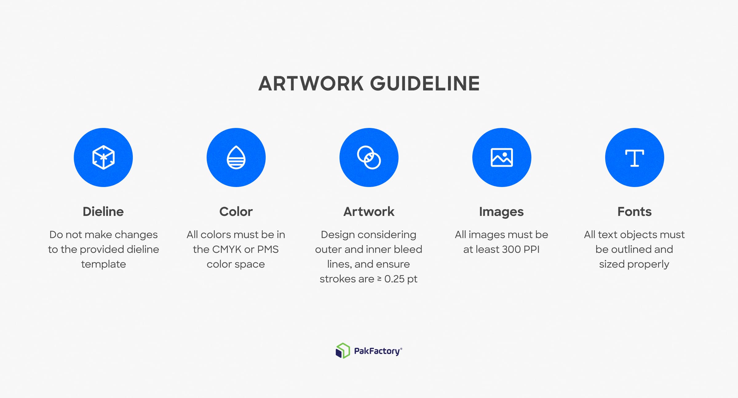 artwork guideline for prepress and print