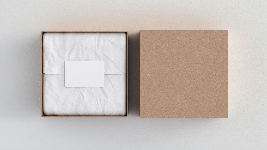 Tissue Paper Void Filler in Product Box